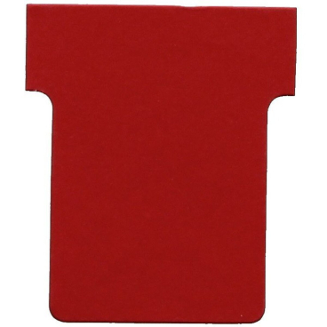 nobo T-Karten, Größe 1,5 / 45 mm, 170 g/qm, rot (EAN: 3147330002810)
