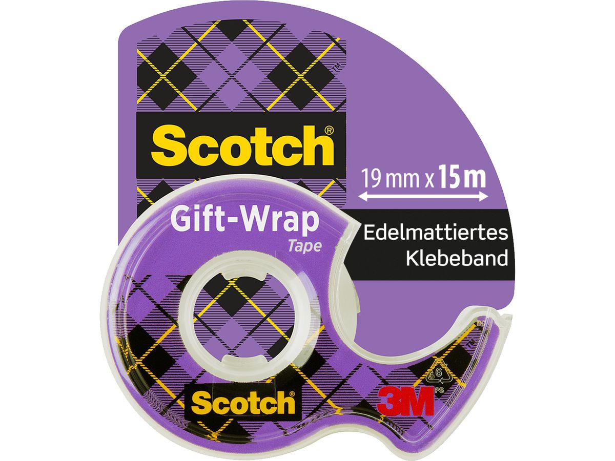 Scotch Geschenk-Klebefilm "GiftWrap Tape", im Handabroller (EAN: 5902658103254)