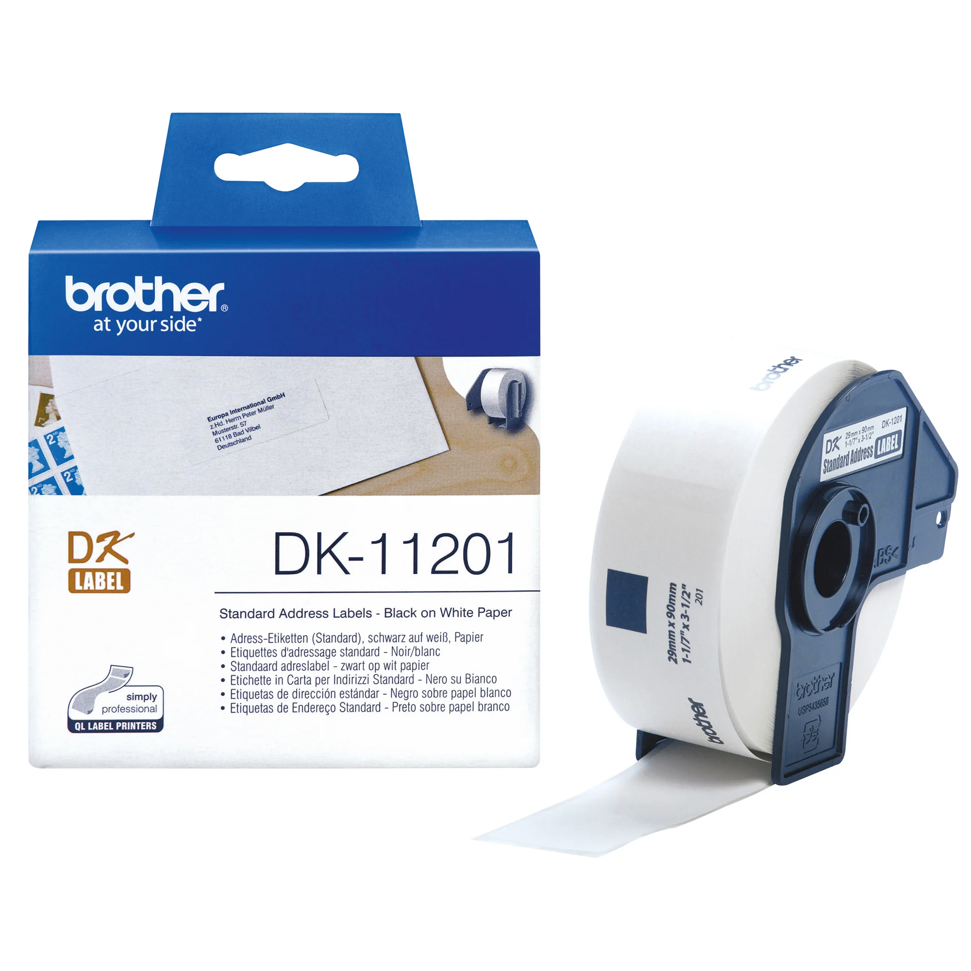 brother DK-11201 Adress-Etiketten, 29 x 90 mm (EAN: 4977766628112)