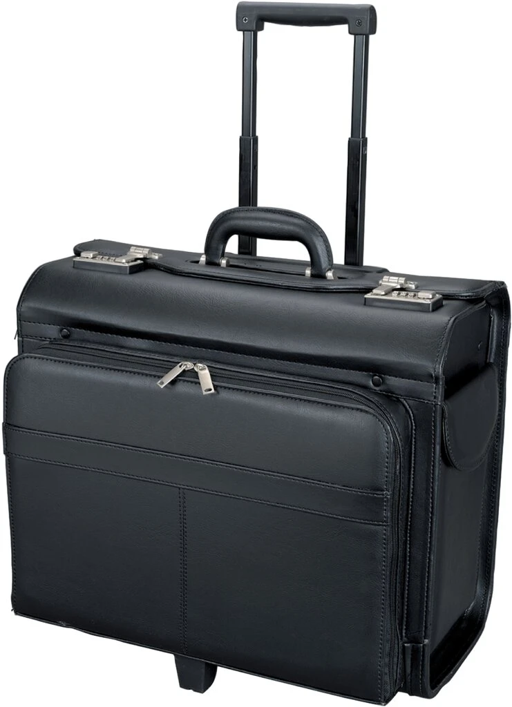Alassio Pilotenkoffer "SAN REMO", Lederimitat, schwarz (EAN: 4021068450305)
