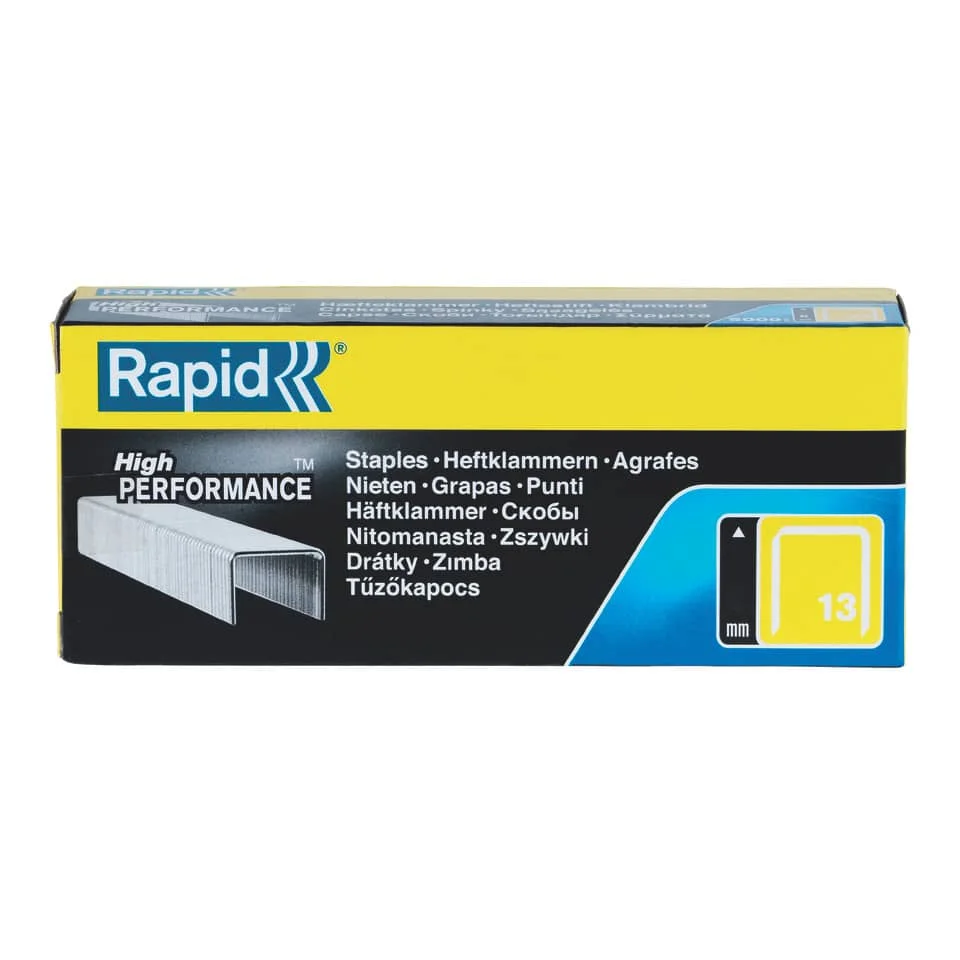 Rapid Heftklammern 13/10, verzinkt (EAN: 7313469013089)