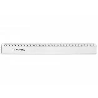 WESTCOTT Flachlineal, aus Kunststoff, Länge: 300 mm (EAN: 4027521512252)