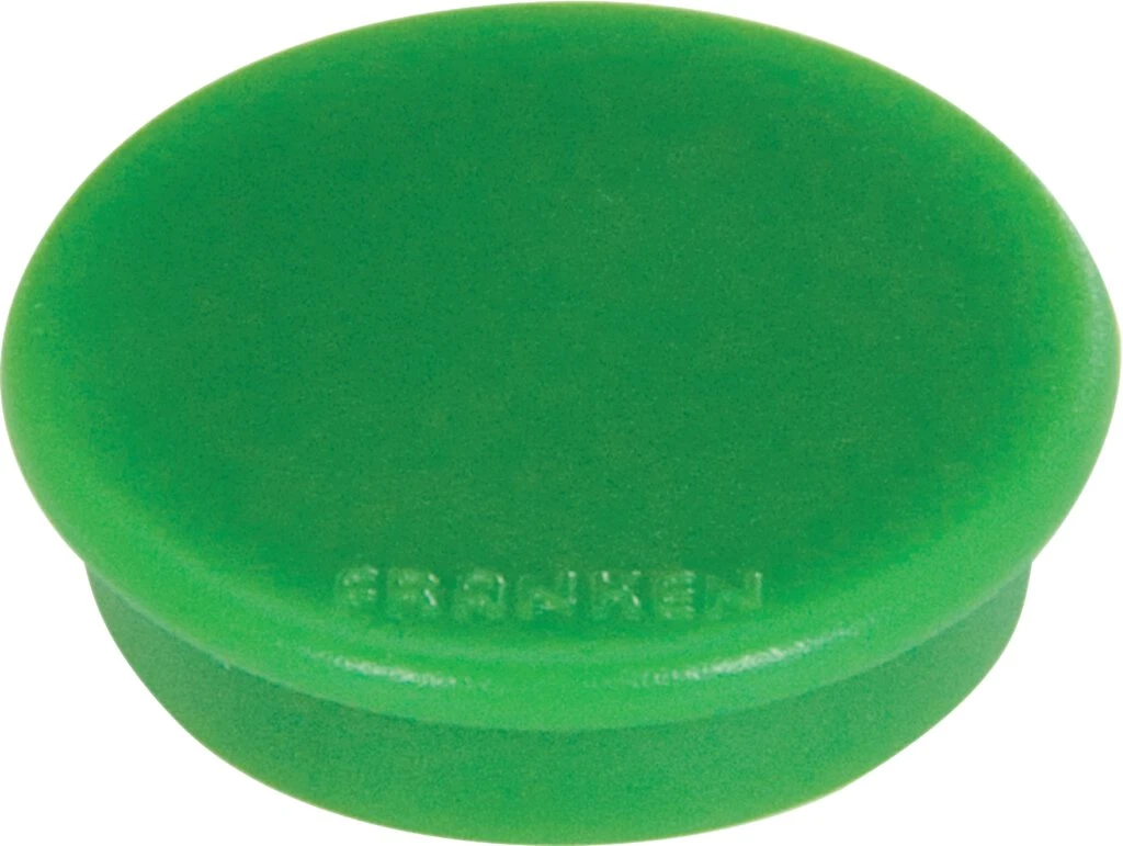 FRANKEN Haftmagnet, Haftkraft: 0,3 kg, Durchm. 24 mm, grün (EAN: 4016946051842)