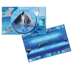 HERMA Schreibunterlage "Delfin", (B)550 x (H)350 mm (EAN: 4008705190879)