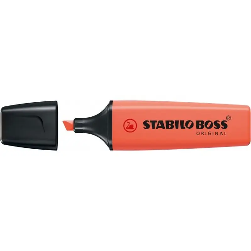 STABILO Textmarker BOSS ORIGINAL Pastel, pastellkorallrot (EAN: 4006381558013)