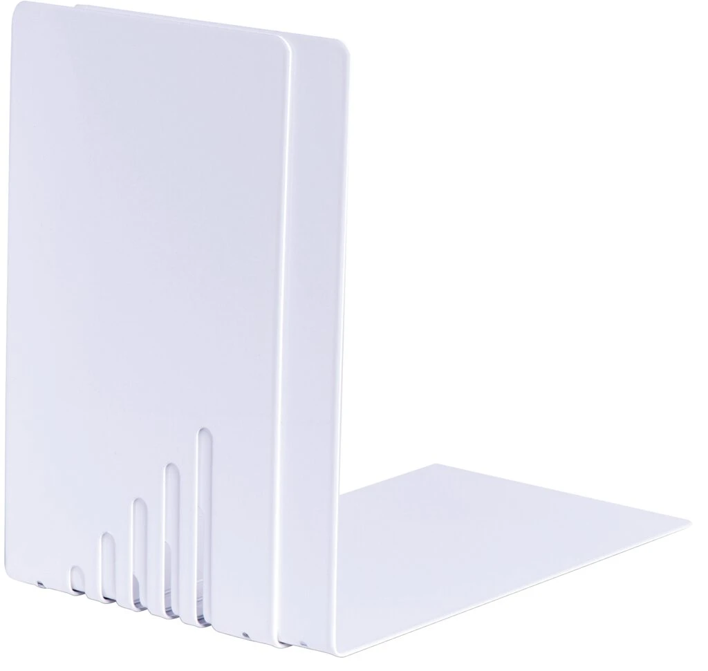 MAUL Buchstütze (H)140 x (T)140 x (B)85 mm, weiß (EAN: 4002390001946)