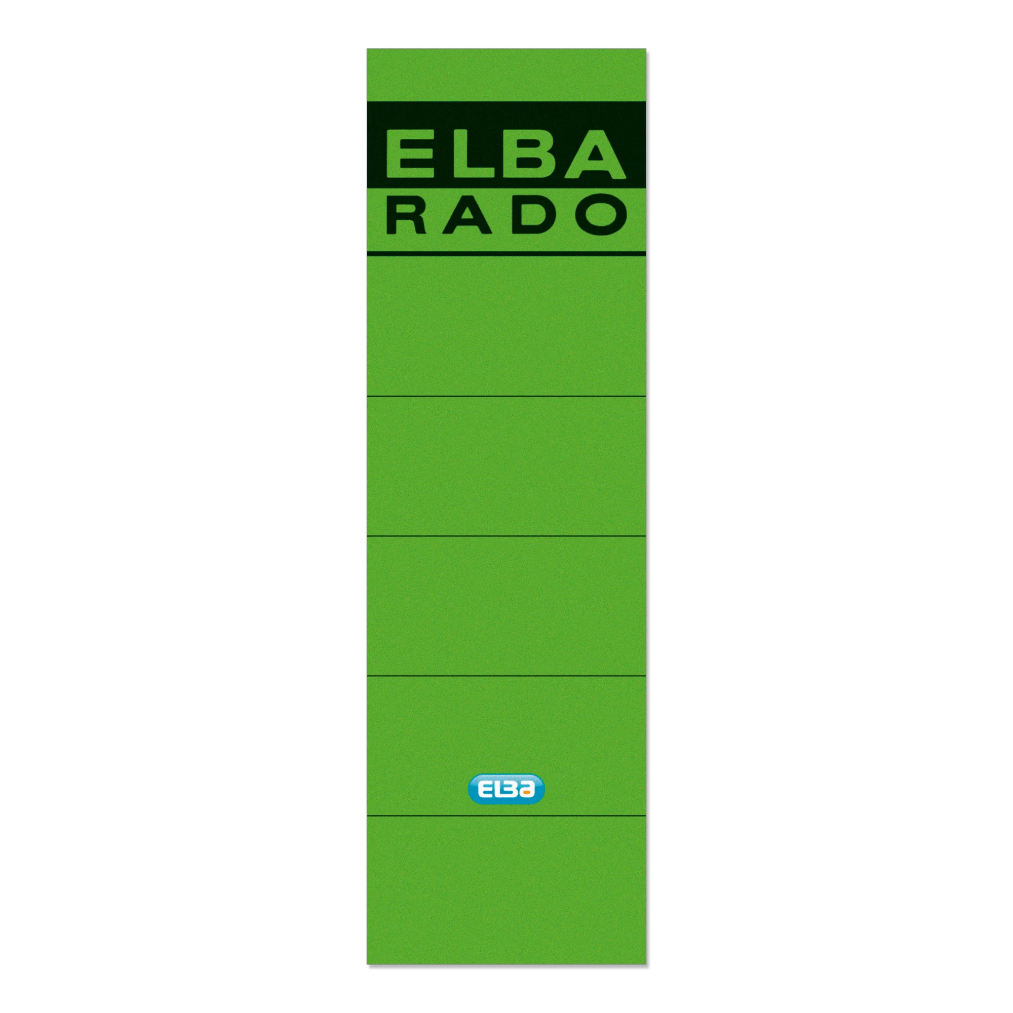 ELBA Ordnerrücken-Etiketten "ELBA RADO" - kurz/breit, grün (EAN: 4002030026551)