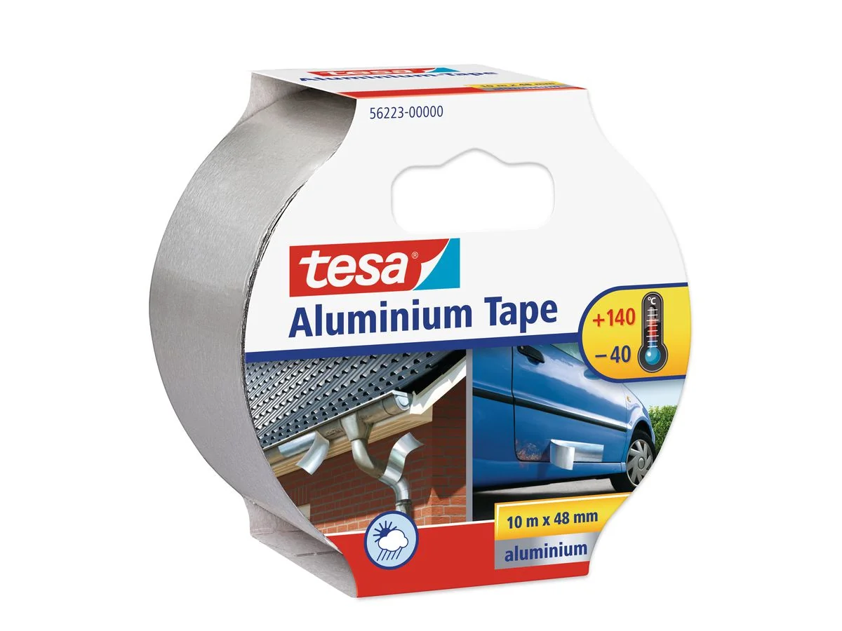 tesa Aluminium Reparatur-Klebeband, 10 m x 50 mm (EAN: 4042448152282)