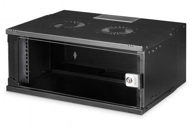 DIGITUS 19" Wandgehäuse SOHO PRO, (B)540 x (T)400 mm, 4HE (EAN: 4016032493693)