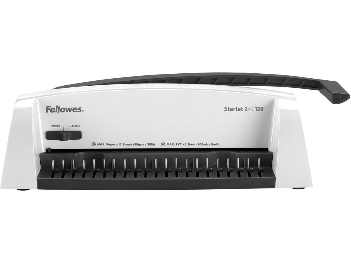 Fellowes Plastikbindegerät Starlet 2+, weiß (EAN: 0043859680719)