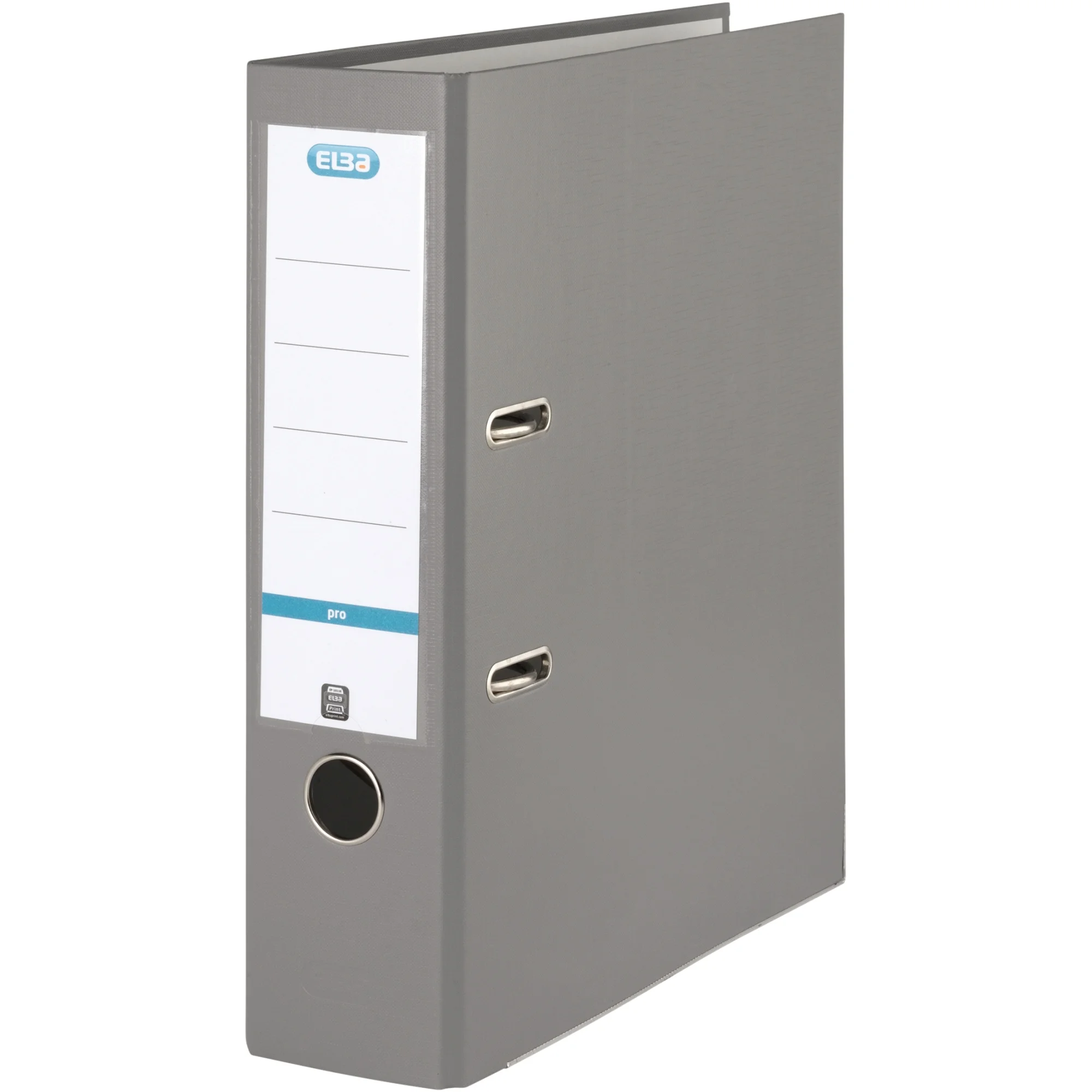 ELBA Ordner smart Pro PP/Papier, Rückenbreite: 80 mm, grau (EAN: 4002030138186)