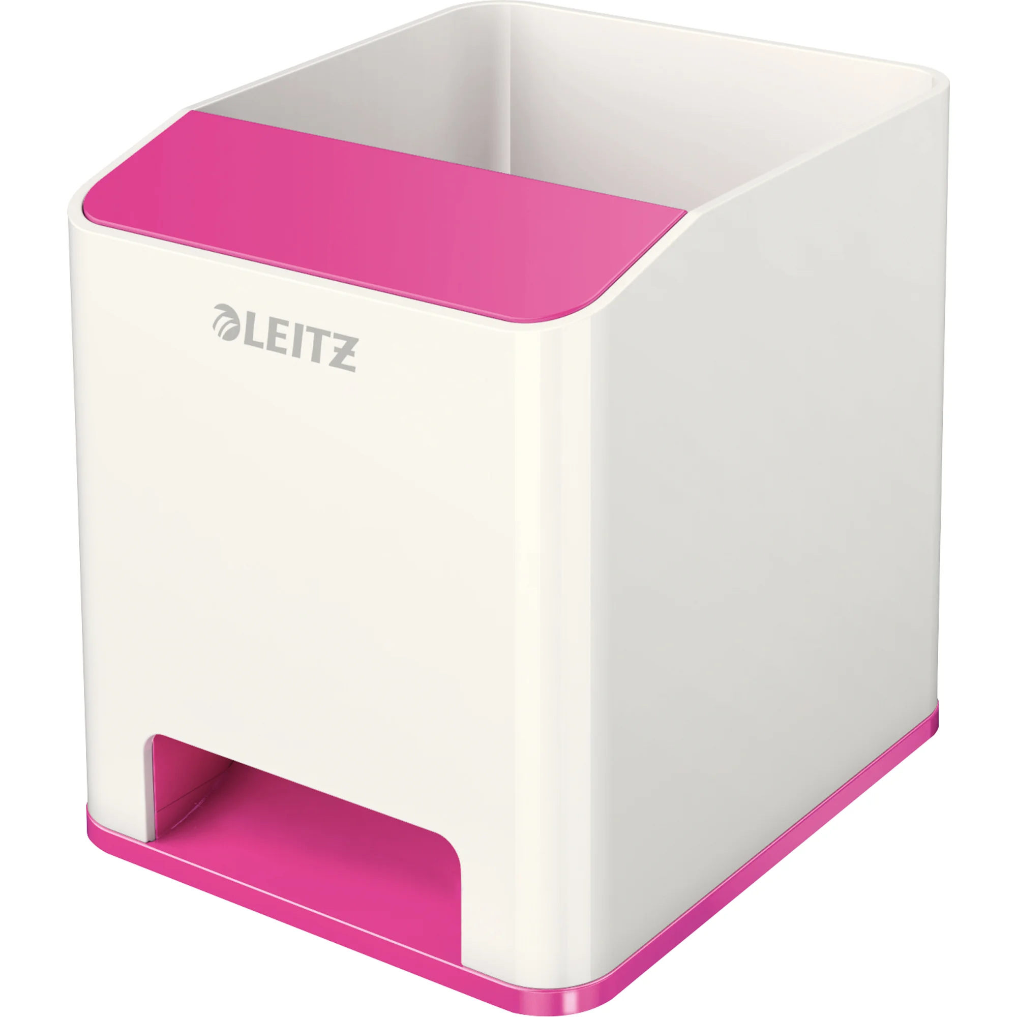 LEITZ Sound Stifteköcher WOW Duo Colour, 2 Fächer, pink (EAN: 4002432113675)