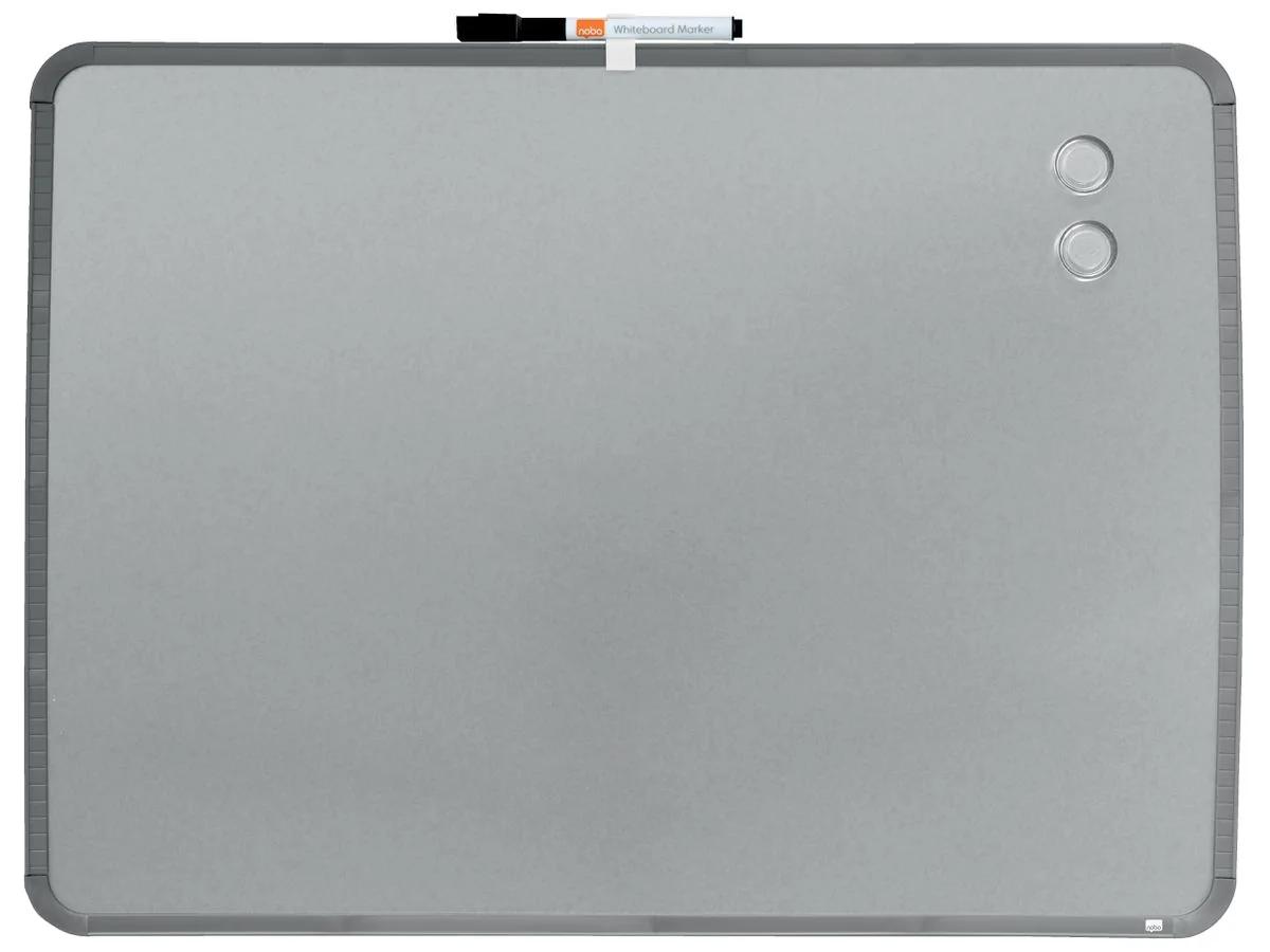 nobo Magnettafel Slim-Line, magnetisch, (B)580 x (H)430 mm, silber (EAN: 0034138155561)