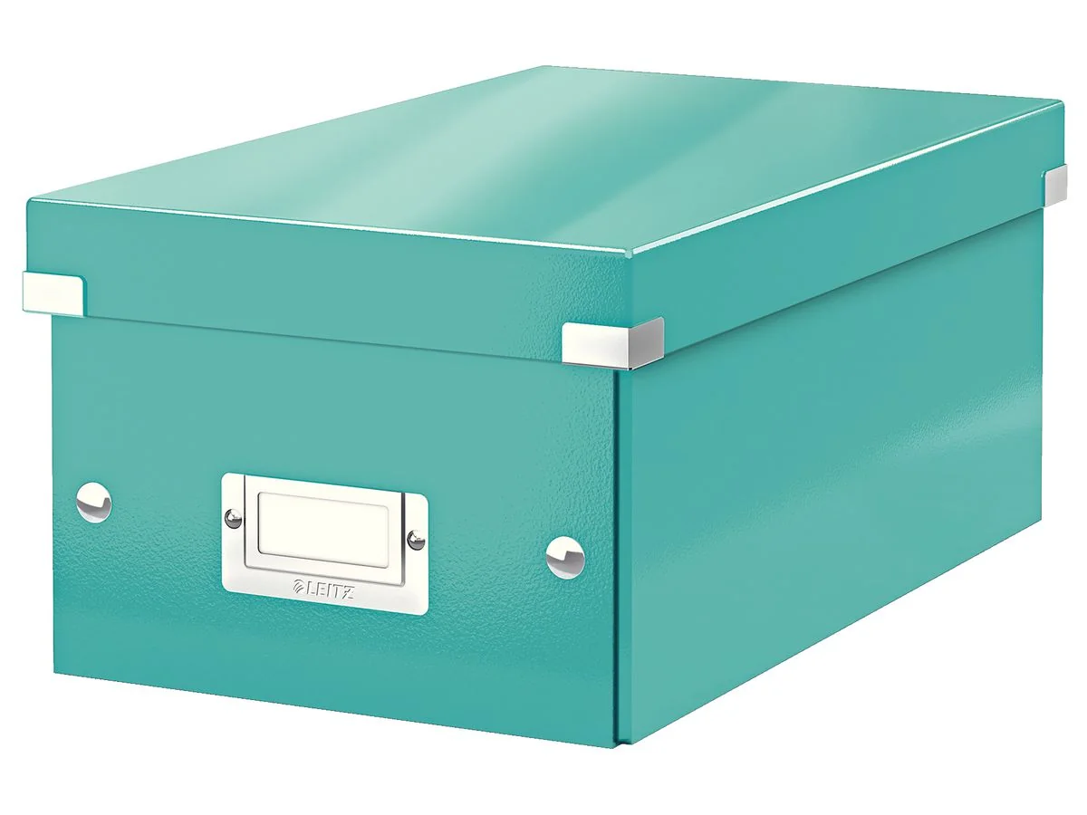 LEITZ DVD-Ablagebox Click & Store WOW, eisblau (EAN: 4002432103744)