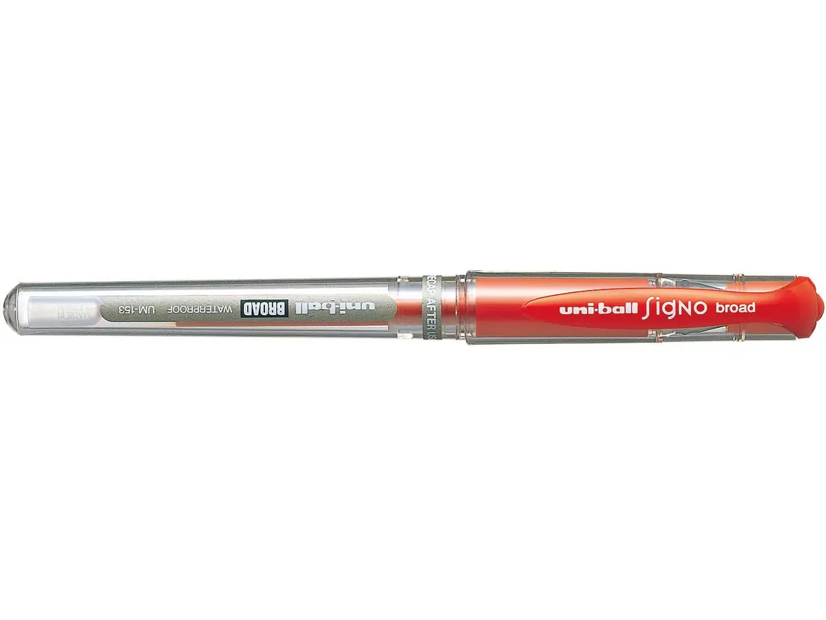 uni-ball Gelschreiber SIGNO broad UM-153C, rot (EAN: 4902778653128)