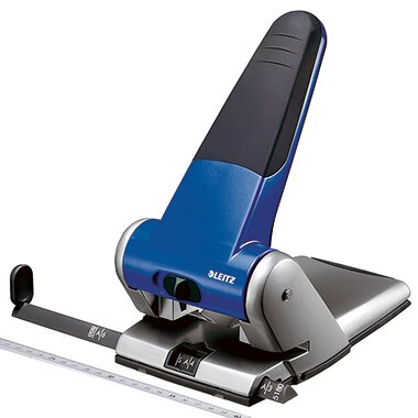 LEITZ Registraturlocher 5180, Stanzleistung: 65 Blatt, blau (EAN: 4002432364015)