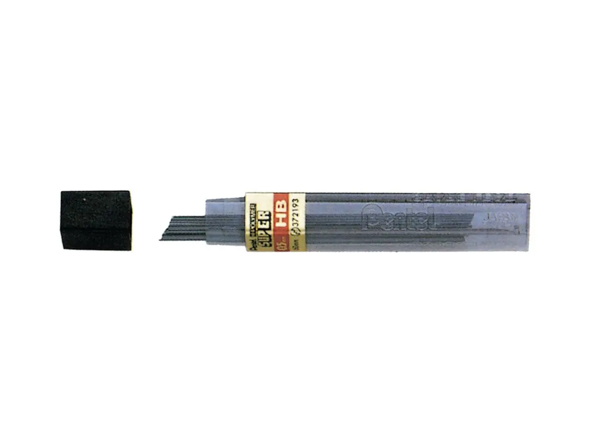 Pentel Druckbleistift-Mine HI-POLYMER SUPER, Härtegrad: HB (EAN: 3474370505828)