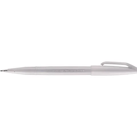PentelArts Faserschreiber Brush Sign Pen SES15, hellgrau (EAN: 4902506365057)