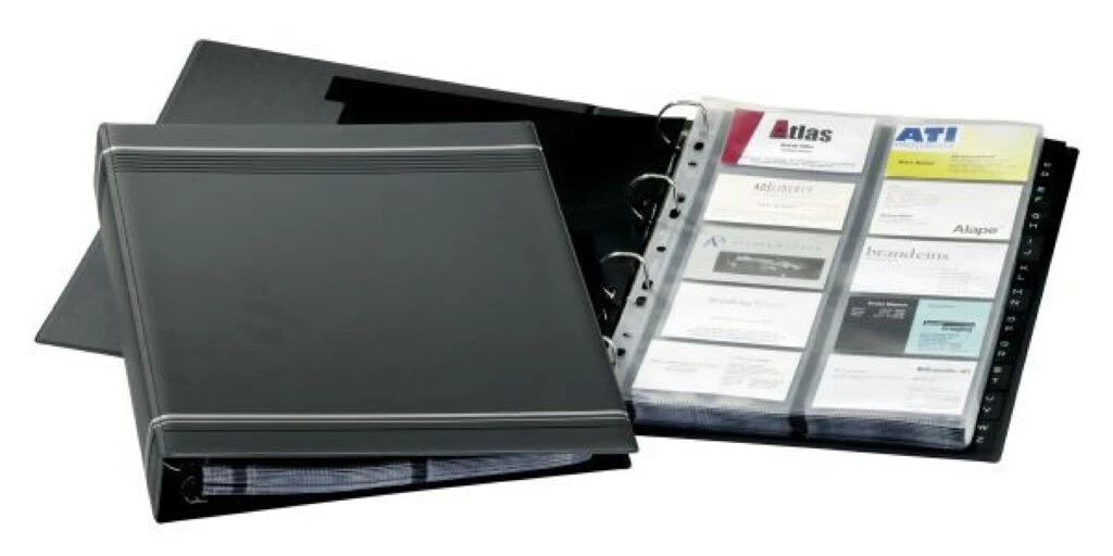 DURABLE Visitenkarten-Ringbuch VISIFIX, DIN A4, anthrazit (EAN: 4005546208893)
