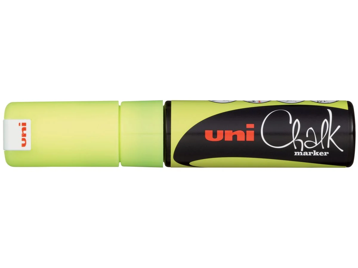 uni-ball Kreidemarker Chalk marker PWE8K, neon-gelb (EAN: 4902778140109)