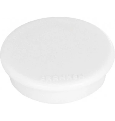 FRANKEN Haftmagnet, Haftkraft: 1,5 kg, Durchm. 38 mm, weiß (EAN: 4016946052443)