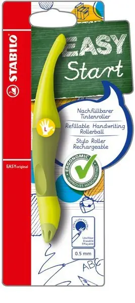 STABILO Tintenroller EASYoriginal, für Linkshänder, limone (EAN: 4006381468404)