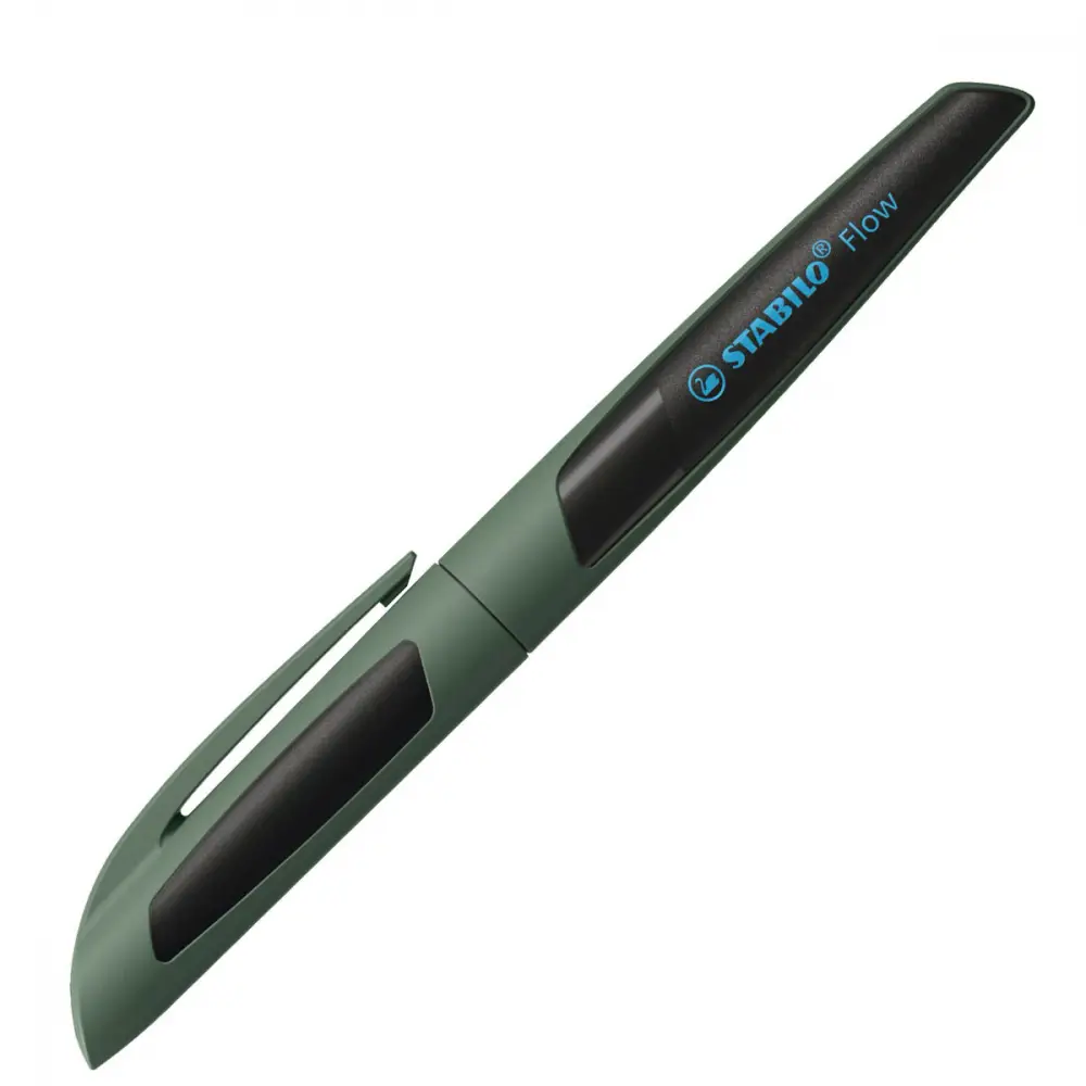 STABILO Füllhalter Flow, khaki/schwarz (EAN: 4006381551335)