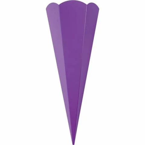 folia Schultüten-Zuschnitt, 6-eckig, 680 mm, lila (EAN: 4001868128246)