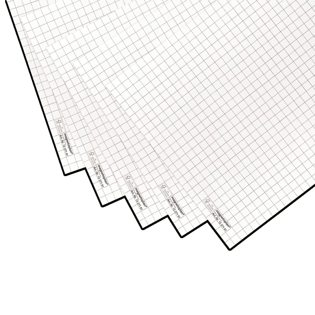 magnetoplan Flipchart-Block, 650 x 930 mm, flach (EAN: 4013695002484)