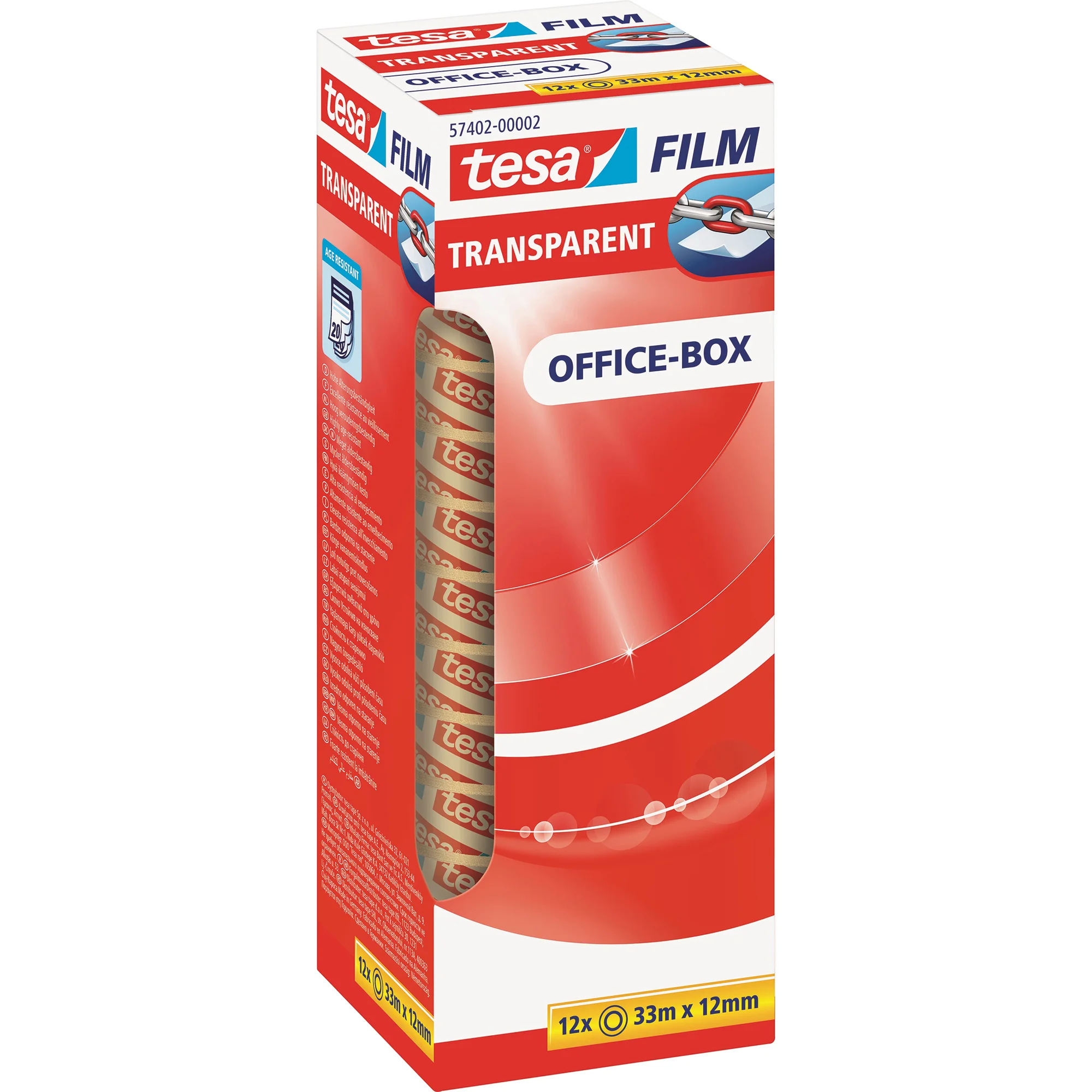 tesa Film, transparent, 12 mm x 33 m (EAN: 4042448035899)