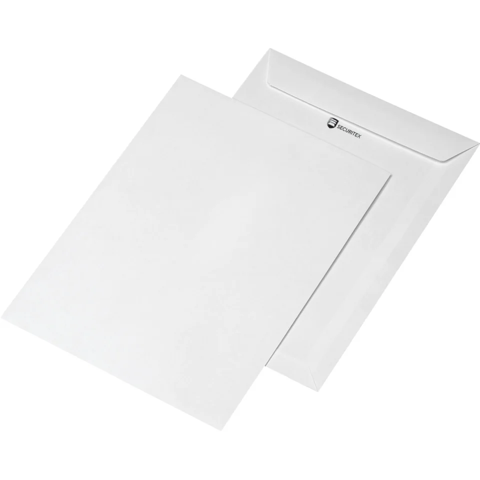 SECURITEX Versandtasche, B4, weiß, ohne Fenster, 130 g/qm (EAN: 4003928895556)