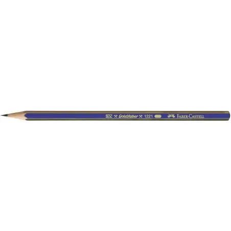 FABER-CASTELL Bleistift GOLDFABER, sechseckig, Härtegrad: F (EAN: 4005401125105)