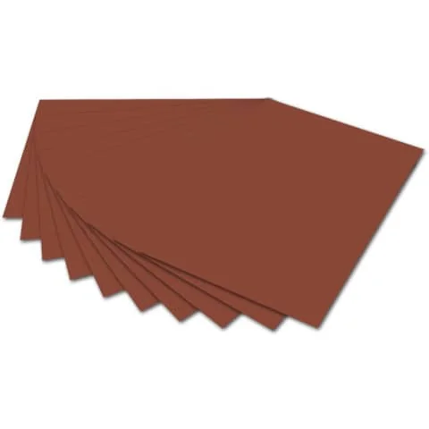 folia Tonpapier, (B)500 x (H)700 mm, 130 g/qm, rotbraun (EAN: 4001868016543)