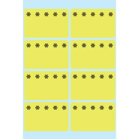 HERMA Tiefkühletiketten, 26 x 40 mm, leuchtgelb (EAN: 4008705037716)
