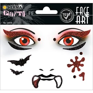 HERMA Face Art Sticker Gesichter "Vampir" (EAN: 4008705153188)