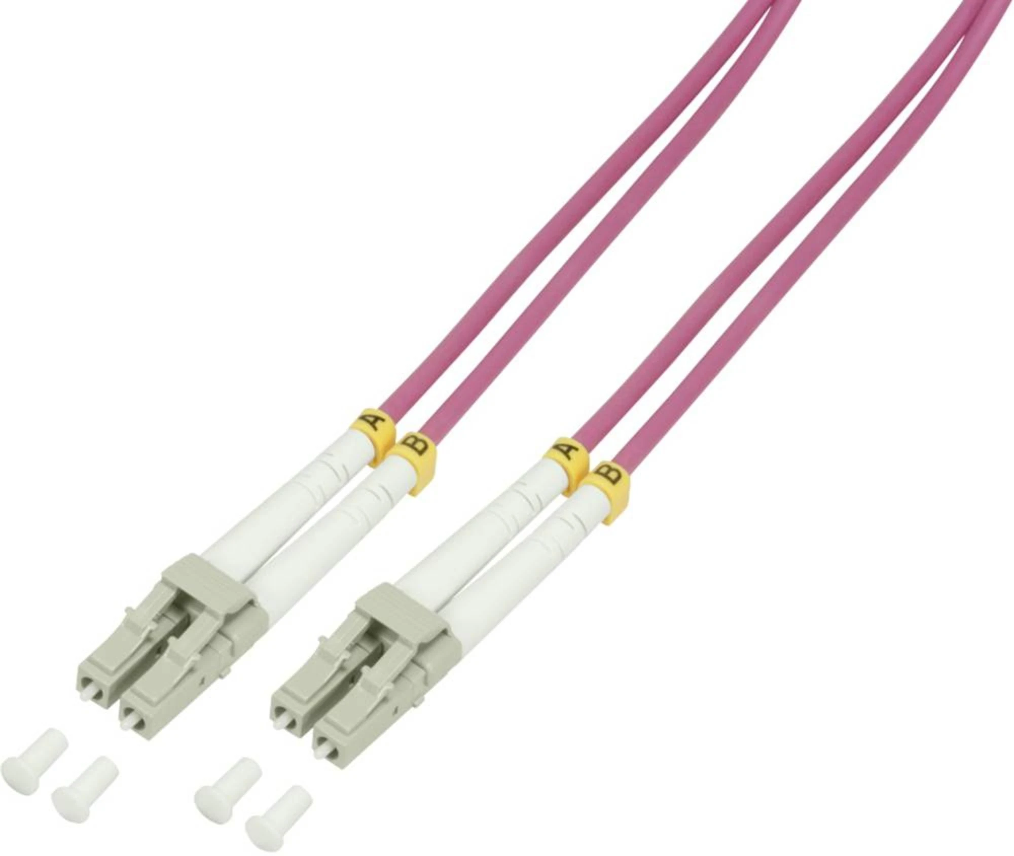 LogiLink LWL Patchkabel, LC-Duplex - LC-Duplex, OM4, 2,0 m (EAN: 4052792017304)