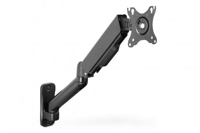 DIGITUS Universal Monitorarm zur Wandmontage, schwarz (EAN: 4016032479727)