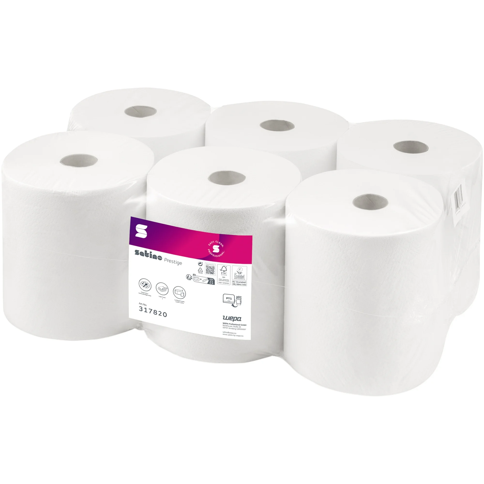 satino by wepa Handtuchrolle Prestige, 2-lagig, 150 m (EAN: 4000735323371)