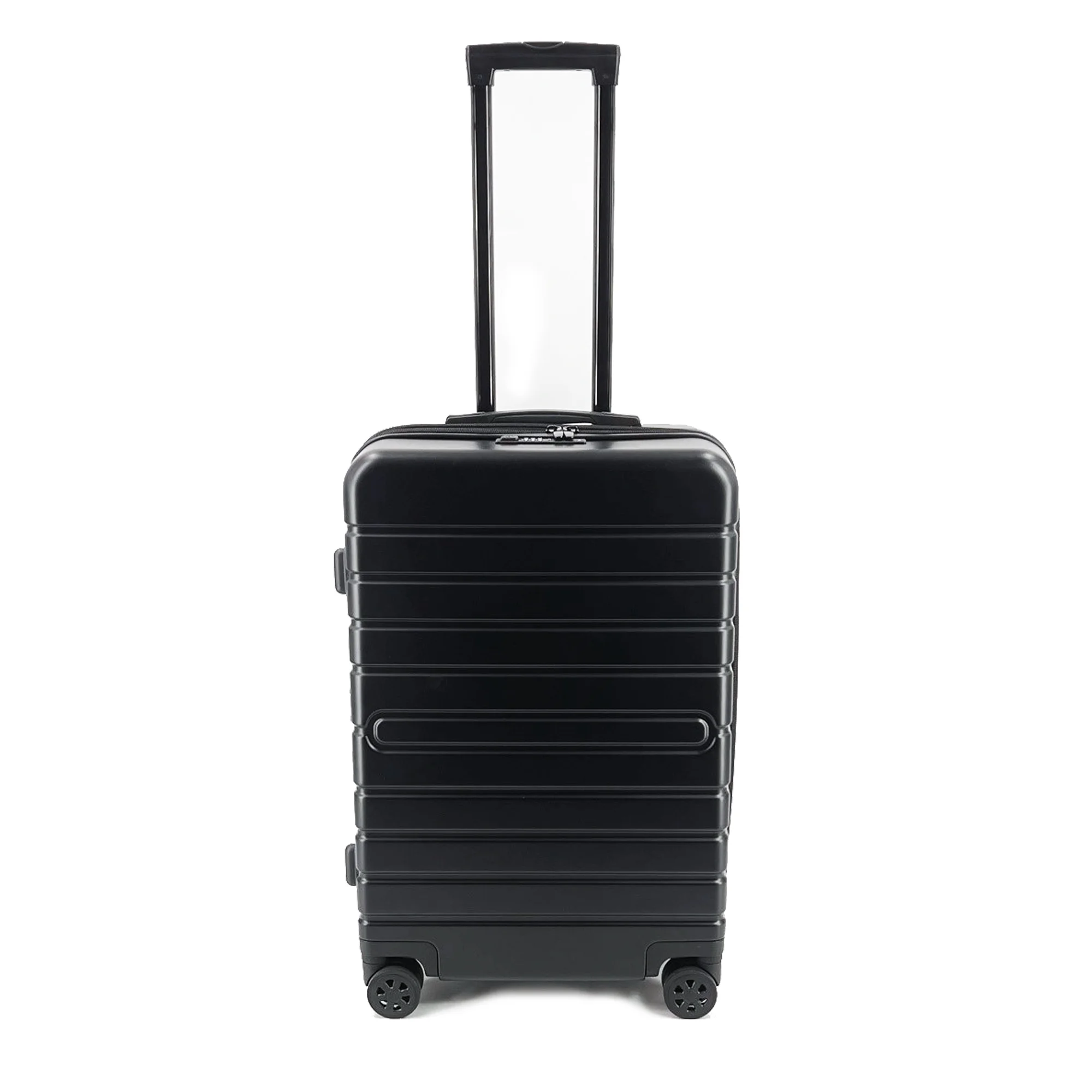 JSA Reisetrolley, 50% recycletes ABS, Größe M, schwarz (EAN: 4021068456123)