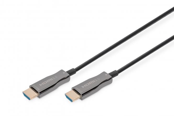 DIGITUS HDMI AOC Hybrid Glasfaser-Anschlusskabel, 10 m (EAN: 4016032462033)