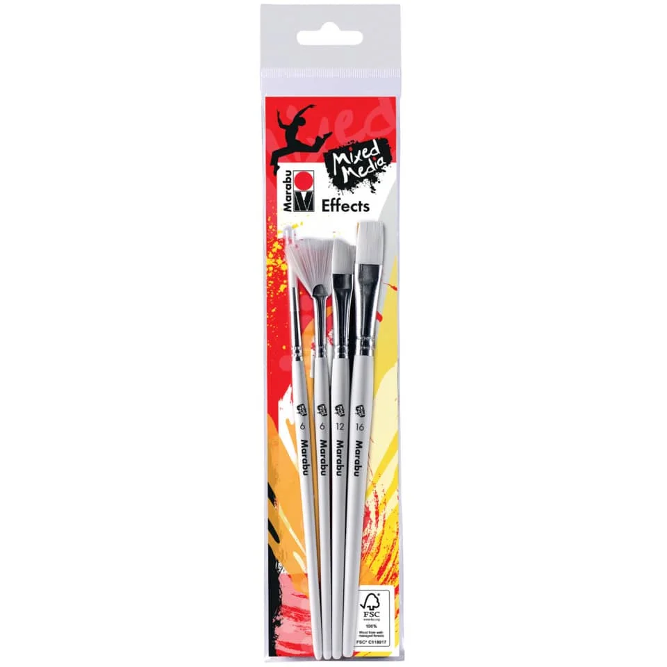 Marabu Pinsel-Set "Effects", Synthetikhaarpinsel (EAN: 4007751623768)
