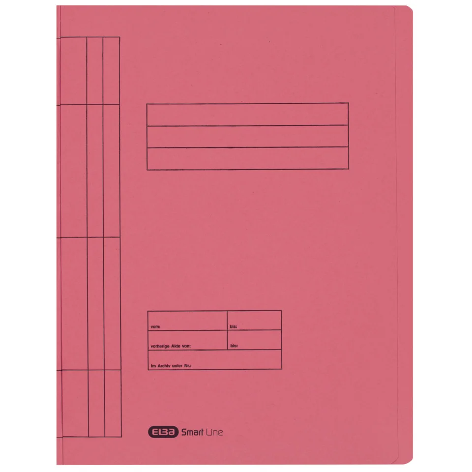 ELBA Schnellhefter DIN A4 aus Manilakarton (RC), rot (EAN: 4002030201101)