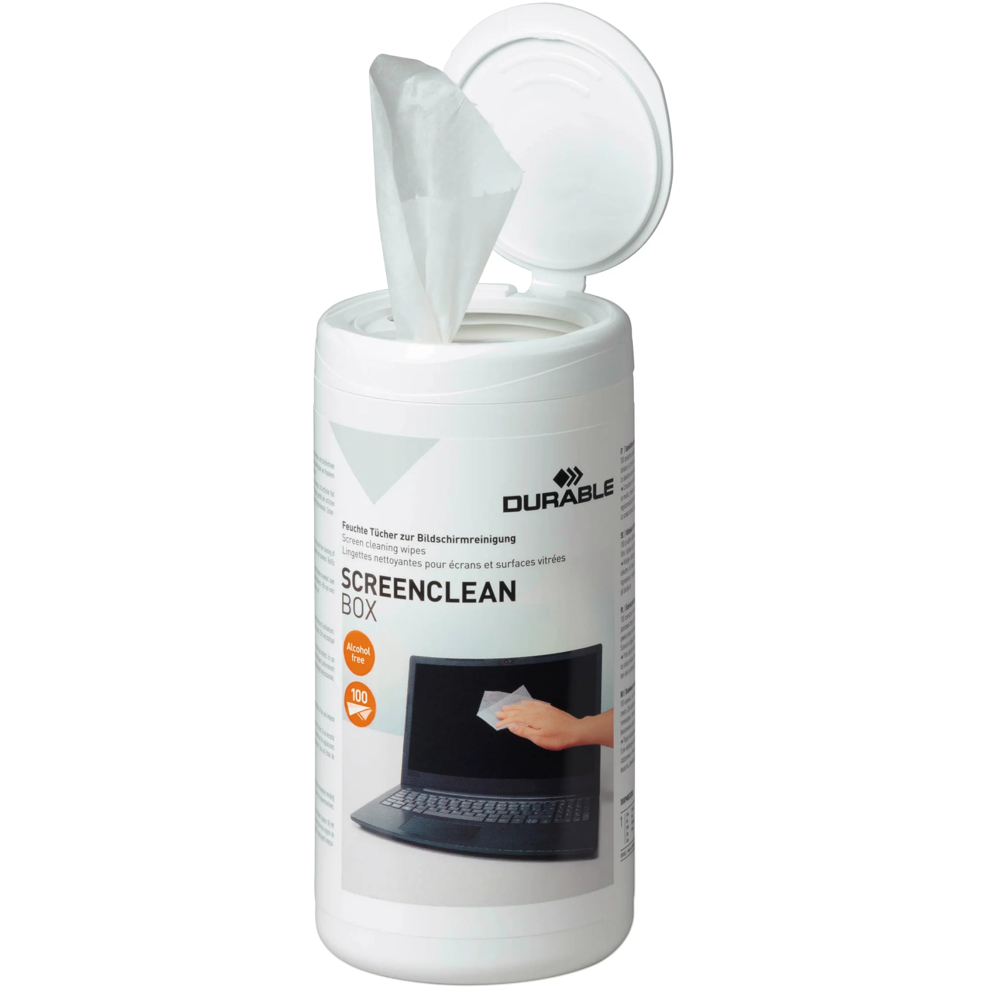 DURABLE Bildschirm-Reinigungstücher SCREENCLEAN BOX (EAN: 4005546570990)