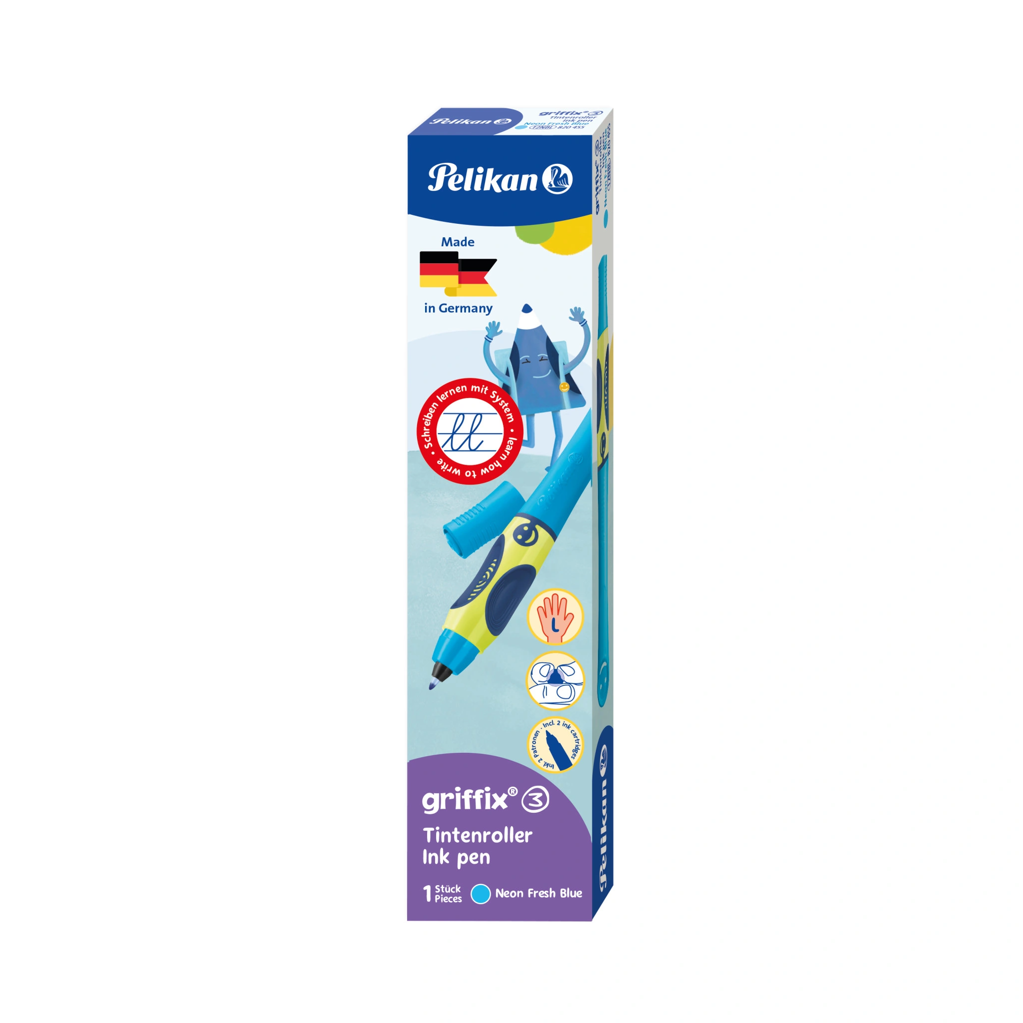 Pelikan griffix Tintenschreiber Neon Fresh Blue (EAN: 4012700820457)