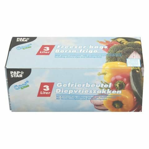 STARPAK Gefrierbeutel 3 Liter, 250 x 320 mm, transparent (EAN: 4002911141588)