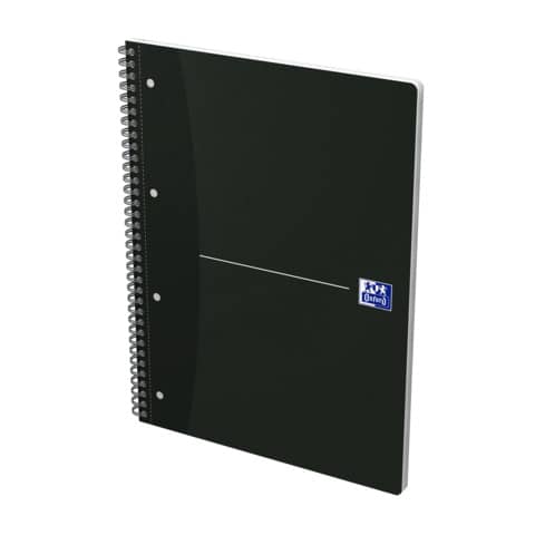 Oxford Collegeblock "Smart Black", DIN A4+, schwarz, kariert (EAN: 4006144939400)