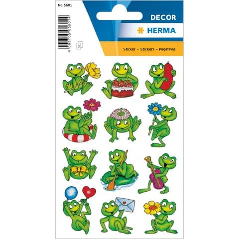 HERMA Sticker DECOR "Frösche" (EAN: 4008705056014)