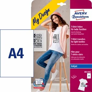 AVERY Zweckform My Design T-Shirt Transfer-Folie, DIN A4 (EAN: 4004182045466)
