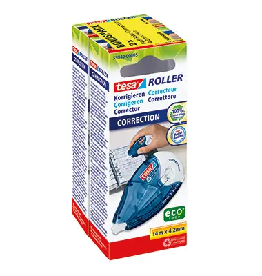 tesa ecoLogo Korrekturroller Refill Correction Doppelpack (EAN: 4042448144331)