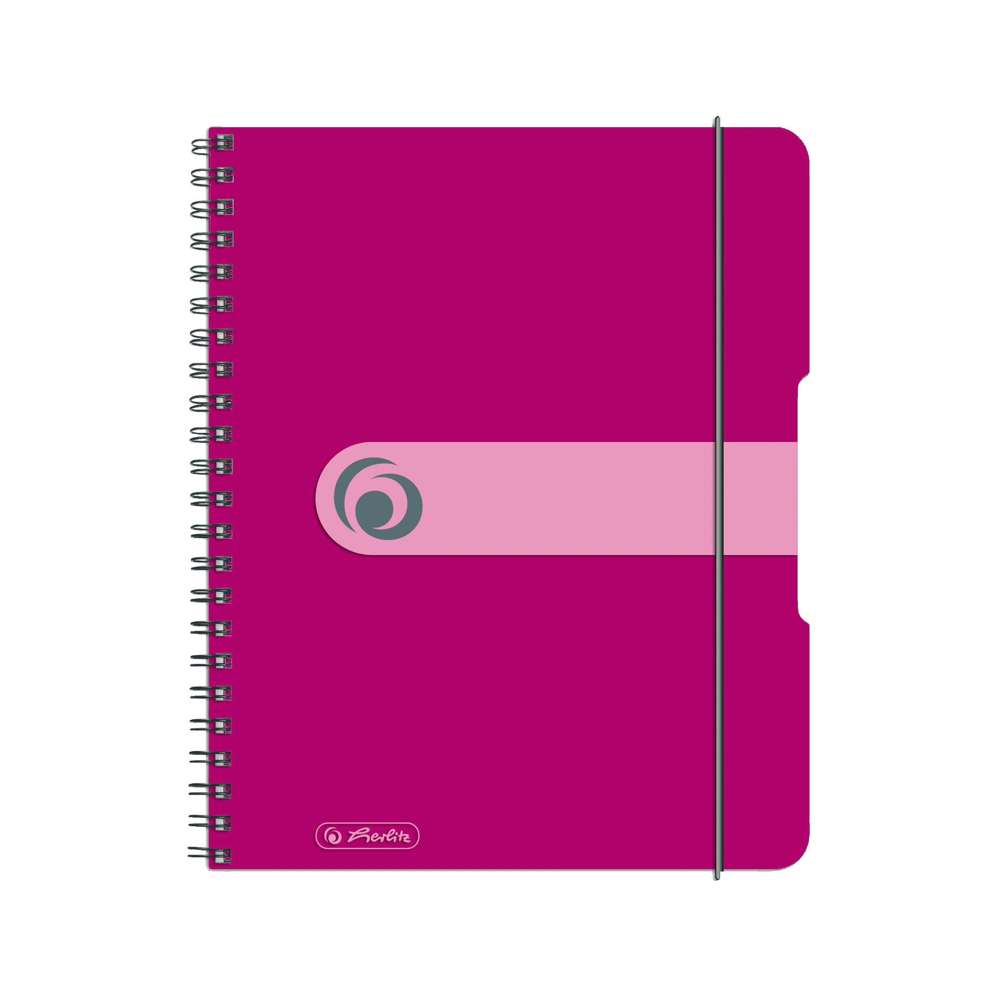 herlitz Collegeblock easy orga to go, A5, 80 Blatt, beere (EAN: 4008110464862)